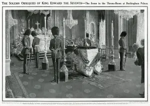 State Prints: Edward VII, who passed away on 6 May 1910