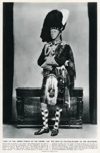Monarchs Prints: Edward VIII as Colonel-in Chief of the Guards regiments