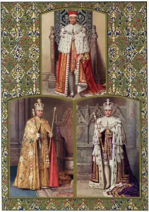 Matania Prints: Edward VIII in his Coronation robes