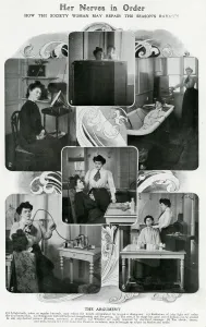 20th Prints: Edwardian society womens beauty treatments 1906