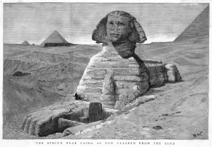 Sand Prints: Egypt Sphinx