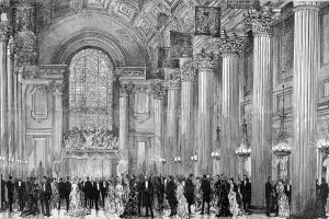 Under Way Prints: The Egyptian Hall, Mansion House, London, 1884
