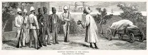 Prisoners Prints: Egyptian prisoners in Arsenal, Alexandria