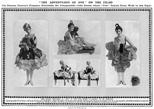 Cinema Prints: Eileen Molyneux as Eve from The Tatler on film