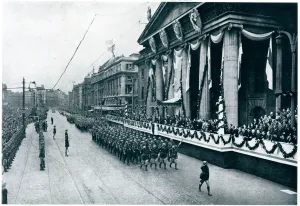 March Prints: Eire becomes a republic - March-past of the Irish Army