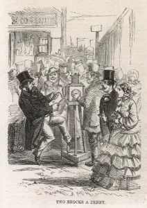Biggest Prints: Electric Shock Machine, on Derby Day, 1860