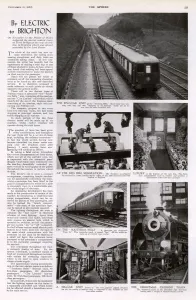 Mar18 Prints: By electric train to Brighton, 1932