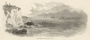Rocks Prints: The electric wire at Cape Grinez
