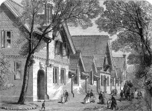 1869 Prints: The Elephant House, London Zoo, 1869