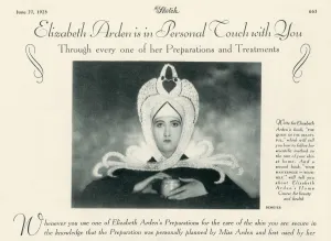 Baron Prints: Elizabeth Arden is in Personal Touch with you. Photograph by Baron Adolph de Meyer for