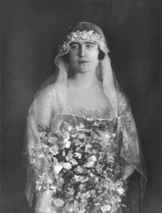 Harewood Prints: Elizabeth Bowes-Lyon as a bridesmaid