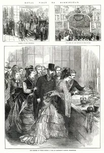 Works Prints: Elkington & Co. Manufacture, Royal Visit 1874