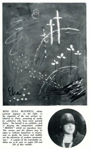 Exhibition Prints: Elsa Maxwell and her Moods painting
