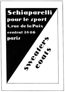Linen Prints: Elsa Schiaparelli Pour le Sport advertisment