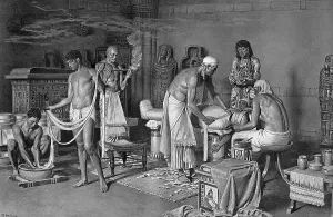 1923 Prints: Embalming Mummy Mummies Egypt Ancient Egyptian