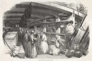 Liverpool Prints: Emigrants below Decks