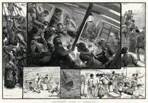 Desk Prints: Emigrants going to Australia 1887