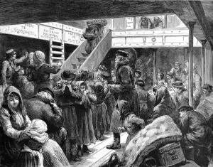 Eating Prints: Emigration. The Emigration of the Russian Jews. Sketches on