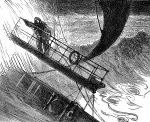 Steamer Prints: Emigration. From New to Old England, in the Inman steamer C