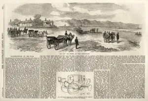 William Prints: Emperor & staff reconnoitring during the Franco-Prussian War