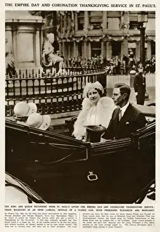 Consort Prints: Empire Day and Coronation thanksgiving service at St Paul s