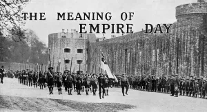 Municipal Prints: Empire Day - Union Jack sent from England to Australia