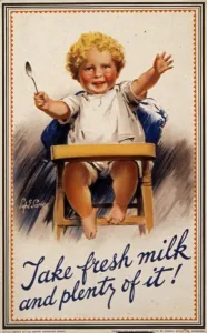Board Prints: Empire Marketing Board milk poster