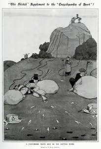 Silly Prints: Encyclopedia of Sport by William Heath Robinson