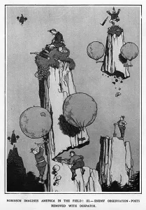 Observation Prints: Enemy Observation Posts Removed by Heath Robinson, WW1