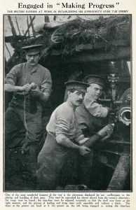 Gunners Prints: Engaged in Making Progress, WW1