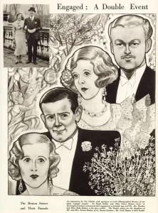 Cecil Prints: Engagement of the Beaton sisters