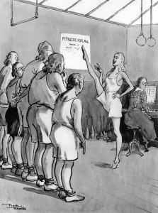Kick Prints: England goes to it - womens fitness during WWII