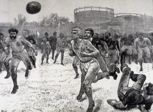 Rugby Prints: England V Scotland 1872