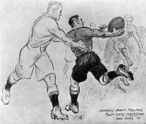 Welsh Prints: England v Wales rugby match 1914