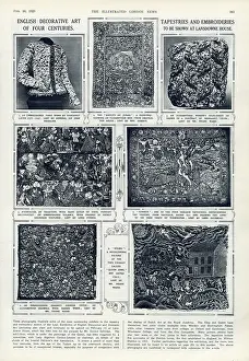 16th Prints: English decorative art of four centuries: tapestries and embroideries to be shown at Lansdowne House