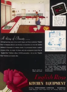 House Wife Prints: English Rose kitchen advertisement