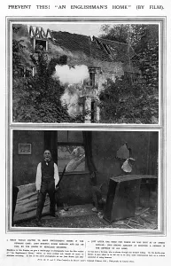Cinema Prints: An Englishmans Home filmed, WW1