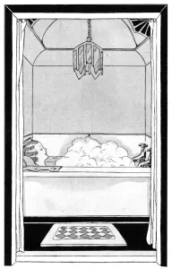 Washin G Prints: Enjoying a soak in the bath, 1930