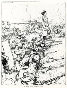 Military Prints: Entirely female army, September 1897