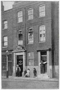 Building Prints: The entrance of the Church Army in Thames Embankment