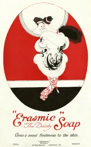 Soap Prints: Erasmic soap advertisement, 1918