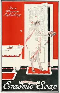 Soap Prints: Erasmic Soap advertisement