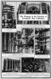Gilbert Prints: Erection of Liverpool Cathedral