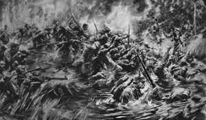 Artificial Prints: Ermenonville battle 1914