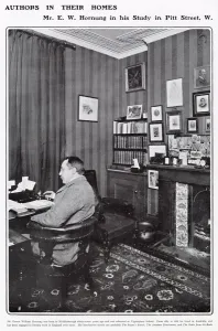 Street Prints: Ernest William Hornung (1866 - 1921), English writer, creator of Raffles