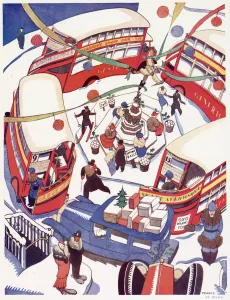 Winter Prints: Eros Gets That Christmas Feeling by Pearce