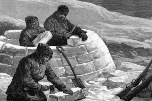 Materials Prints: Eskimos Build Igloo 2