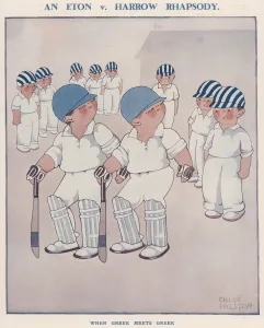 Eton Prints: An Eton v. Harrow Rhapsody - When Greek meets Greek by Chloe