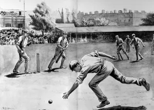 Played Prints: The Eton vs. Harrow Cricket Match, 1897