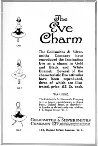 Charm Prints: The Eve charm, WW1 advertisement